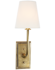 Hulton Sconce with Crystal Backplate