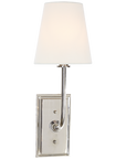 Hulton Sconce with Crystal Backplate