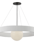 Arena 42" Ring and Globe Chandelier