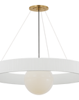 Arena 42" Ring and Globe Chandelier