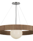 Arena 42" Ring and Globe Chandelier