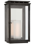 Cheshire Wall Lantern in Aged Iron with Clear Glass