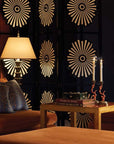 Sunburst Floor Screen