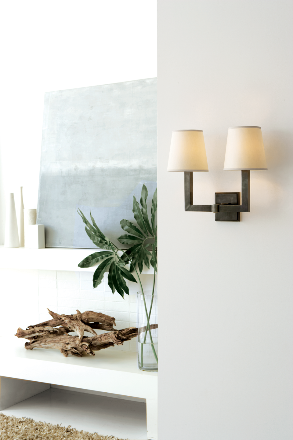 Visual Comfort & Co. | Square Tube Double Sconce | Laura Kincade Furniture | Sydney Australia