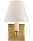 Evans Sconce with Percale Shade