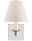 Evans Sconce with Percale Shade