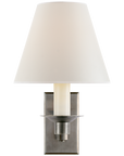 Evans Sconce with Percale Shade