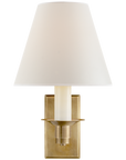 Evans Sconce with Percale Shade