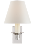 Evans Sconce with Percale Shade