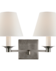 Evans Sconce with Percale Shade