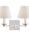 Evans Sconce with Percale Shade
