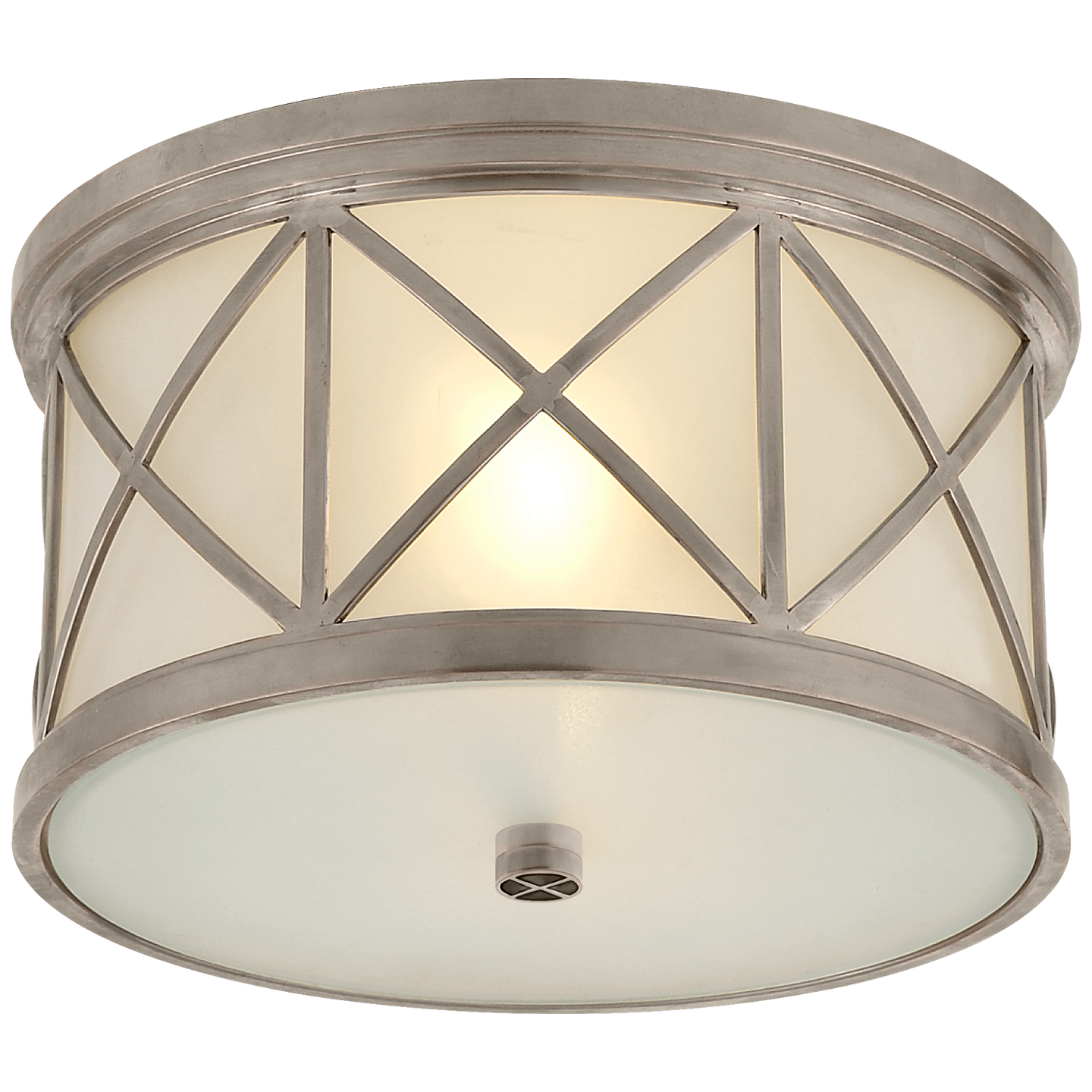 Montpelier Flush Mount with Frosted Glass