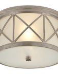 Montpelier Flush Mount with Frosted Glass