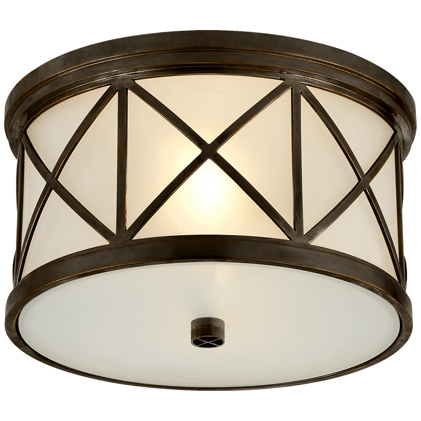 Montpelier Flush Mount with Frosted Glass