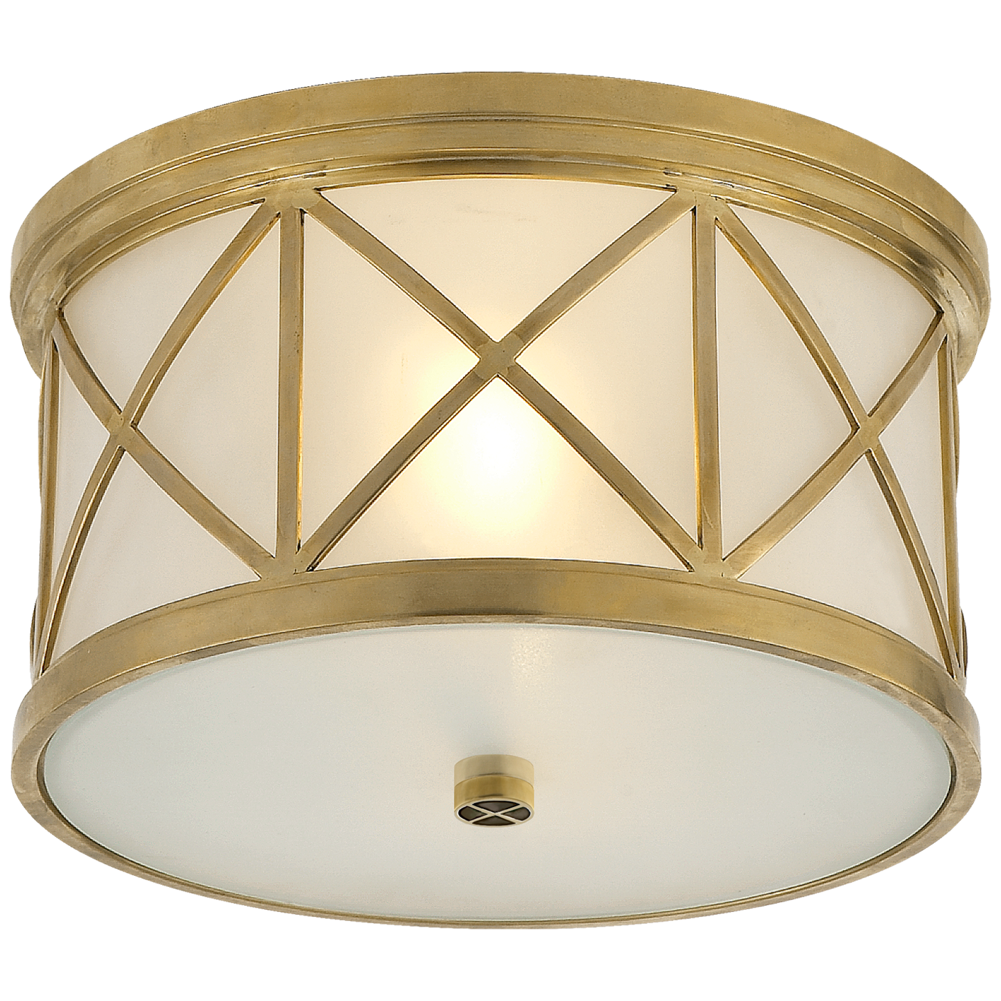 Montpelier Flush Mount with Frosted Glass