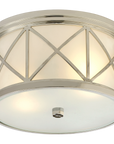 Montpelier Flush Mount with Frosted Glass