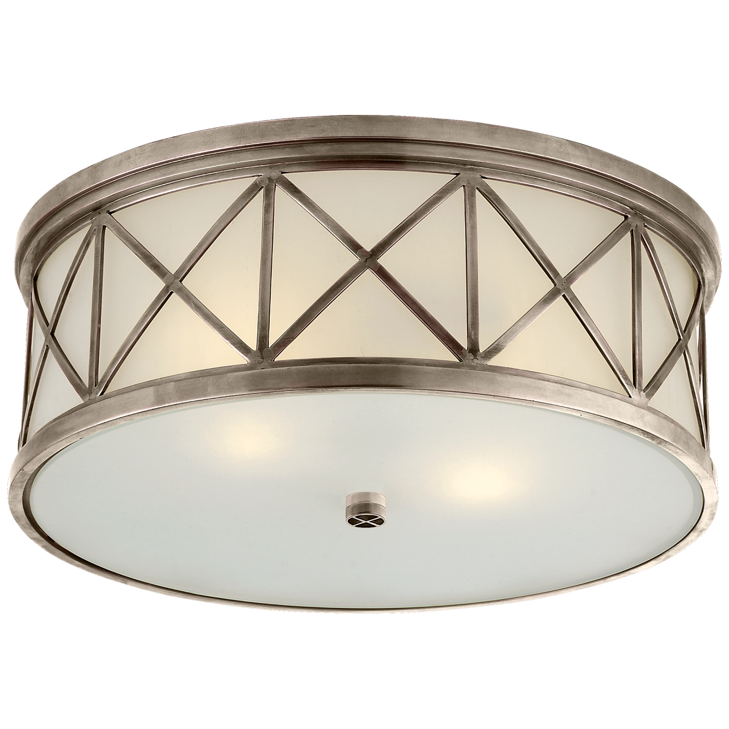 Montpelier Flush Mount with Frosted Glass