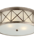 Montpelier Flush Mount with Frosted Glass