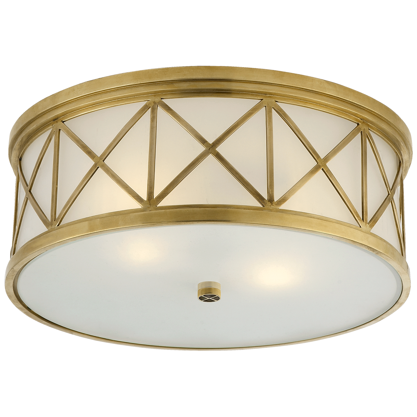 Montpelier Flush Mount with Frosted Glass
