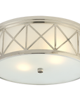 Montpelier Flush Mount with Frosted Glass