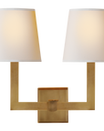 Visual Comfort & Co. | Square Tube Double Sconce | Laura Kincade Furniture | Sydney Australia