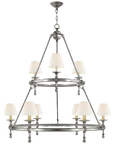 Classic Two-Tier Ring Chandelier