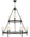 Classic Two-Tier Ring Chandelier