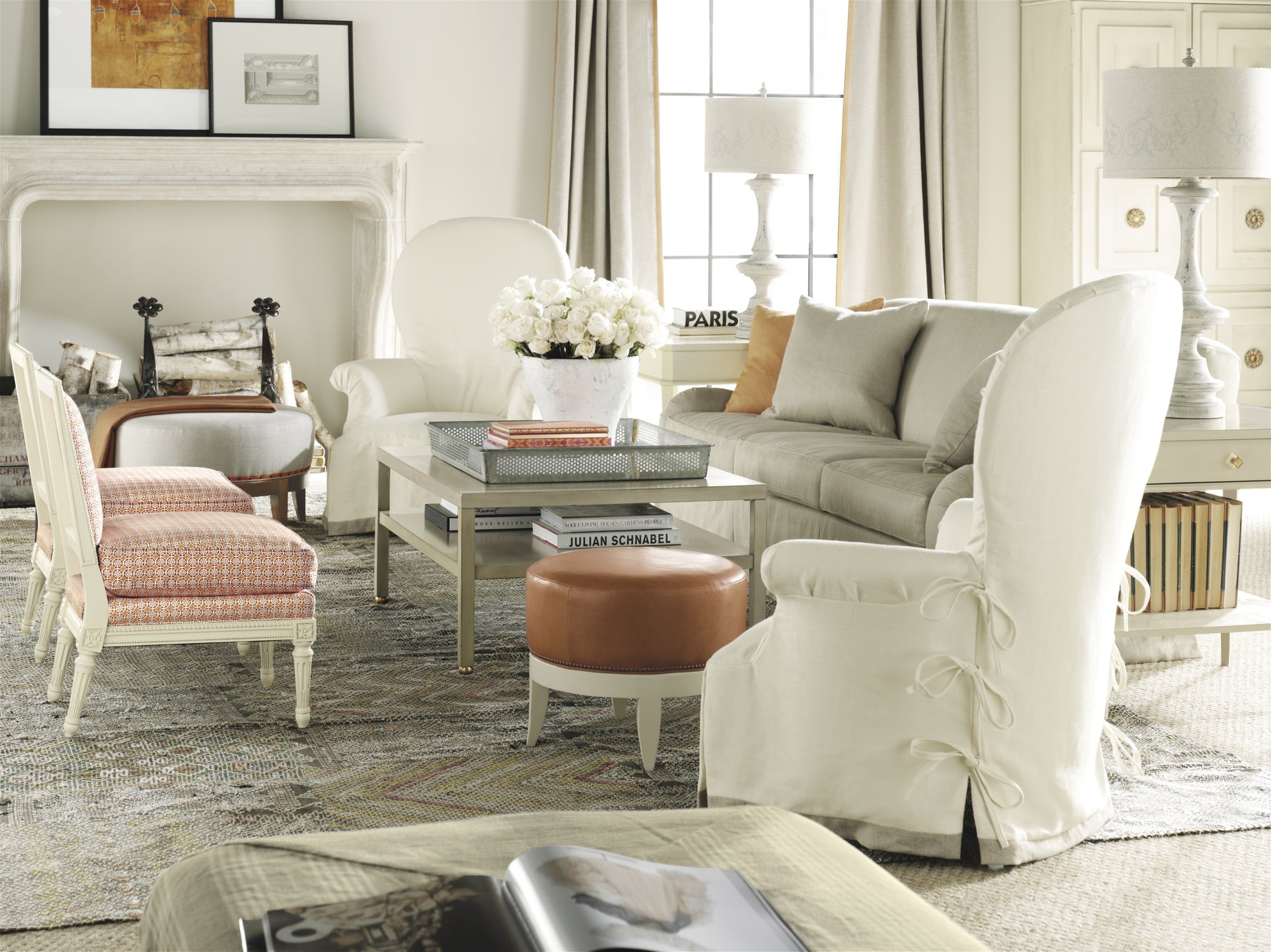 Hickory Chair | West Paces Side Table | Laura Kincade Furniture | Sydney Australia