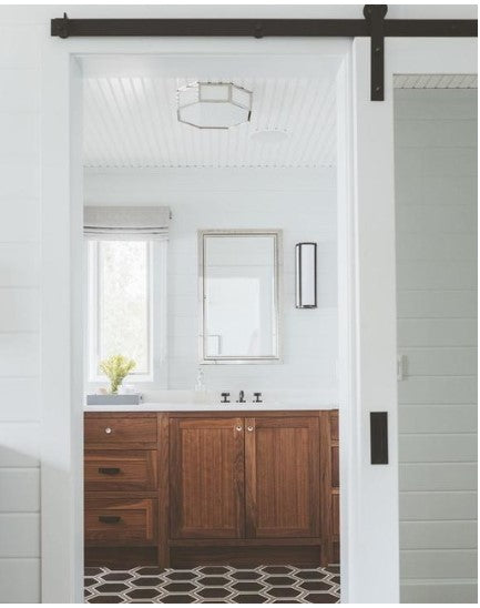 Bradford Small Hexagonal Flush Mount