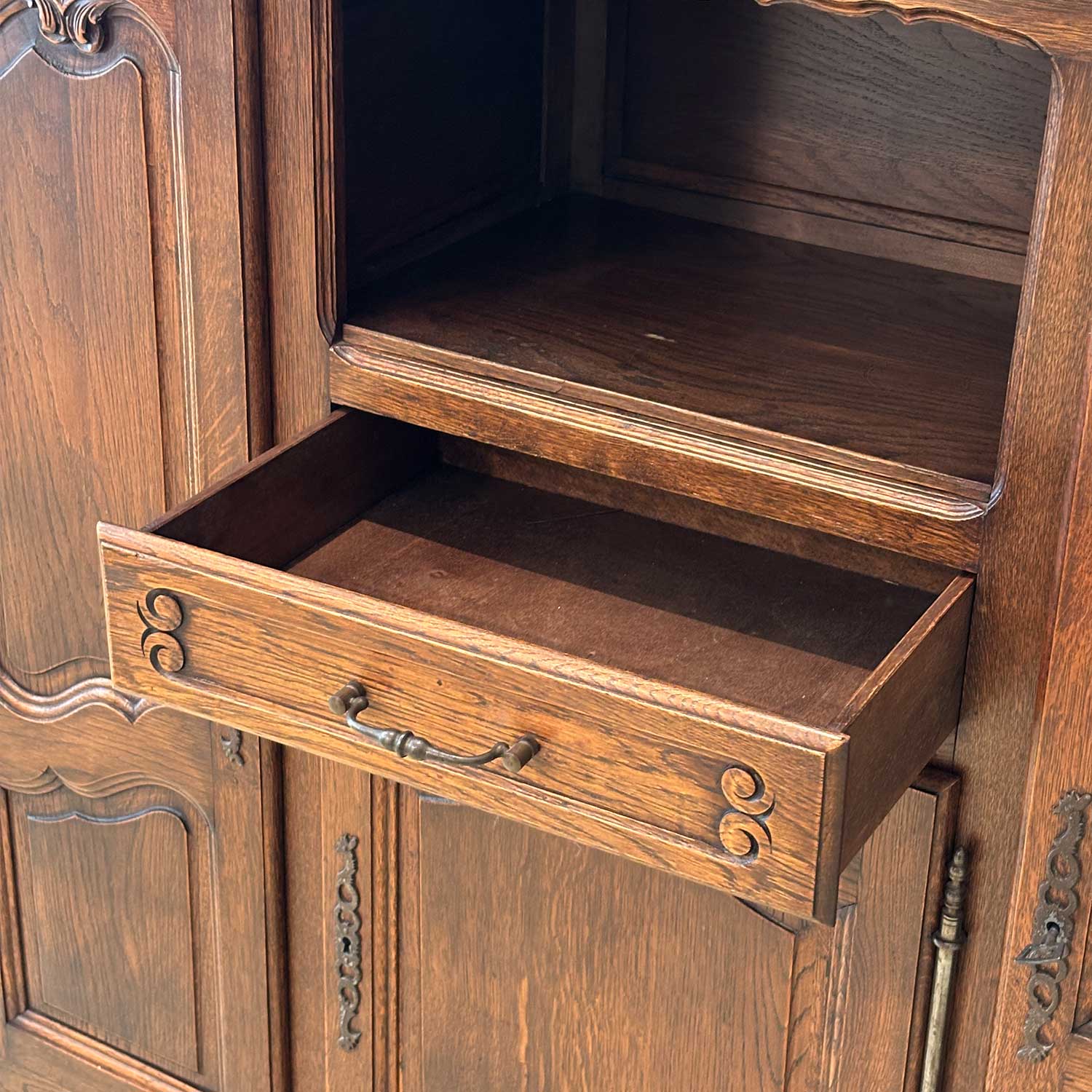 19th Century French Oak Cabinet