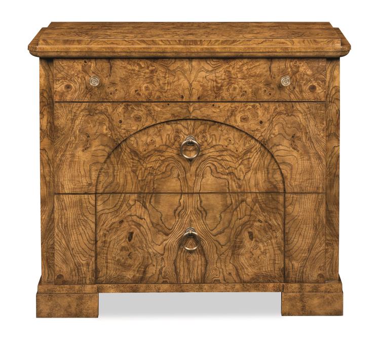 Vienna Biedermeier Burl Chest