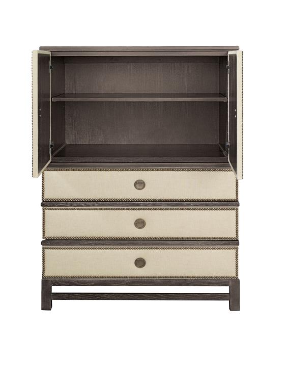 Remy 2 Door Upholstered Cabinet