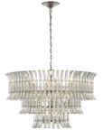 Rhine 34" Three Tier Chandelier