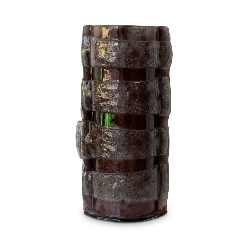 Striped Bronze Vase