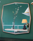 Fontana Large White Mirror