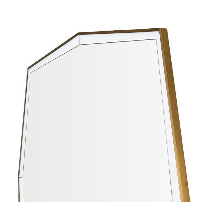 Fontana Large White Mirror