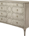 Artisan Curved Front Chest with Drawer Overlay -Ash