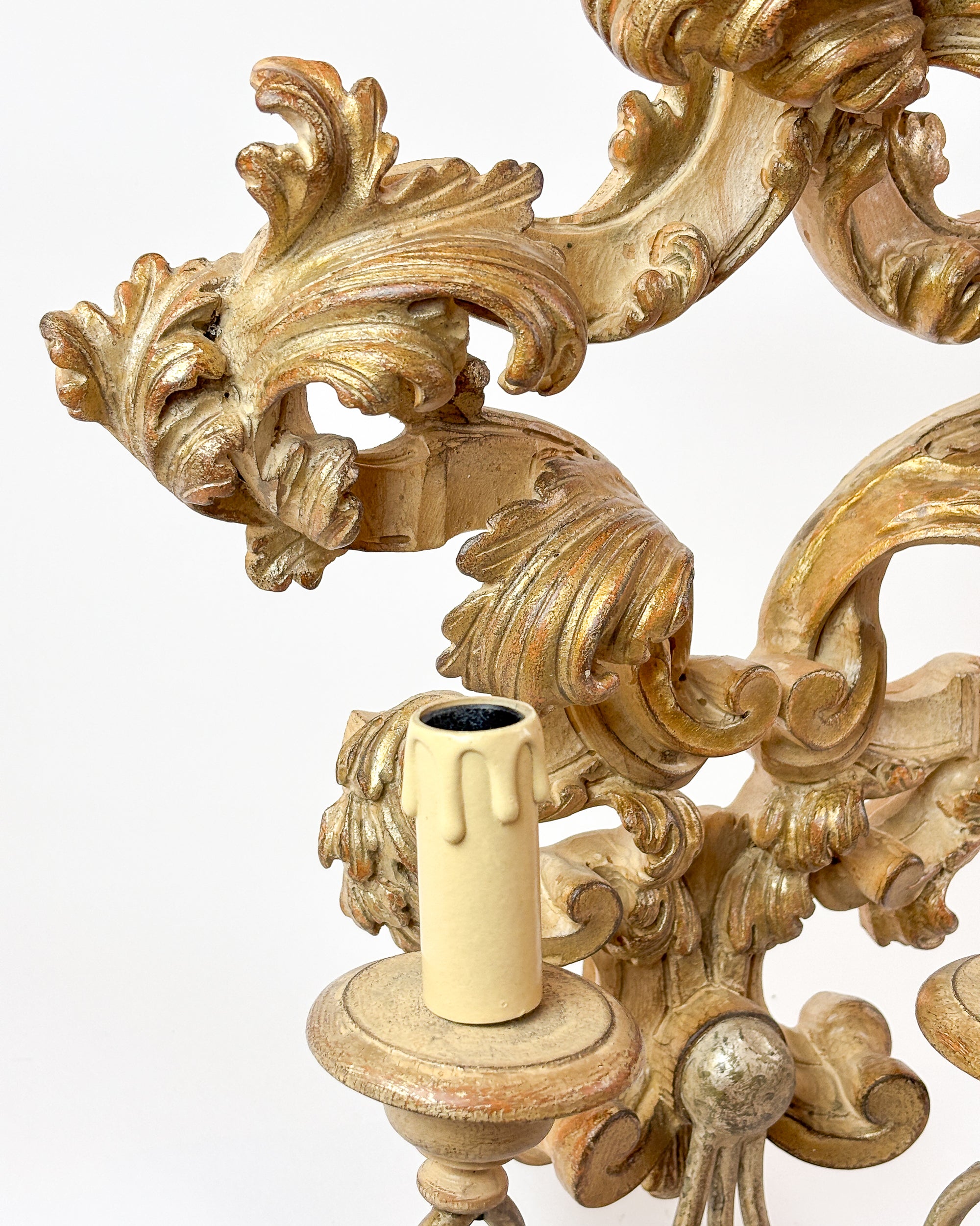 17thC Style Sconce Hand Carved in Italy