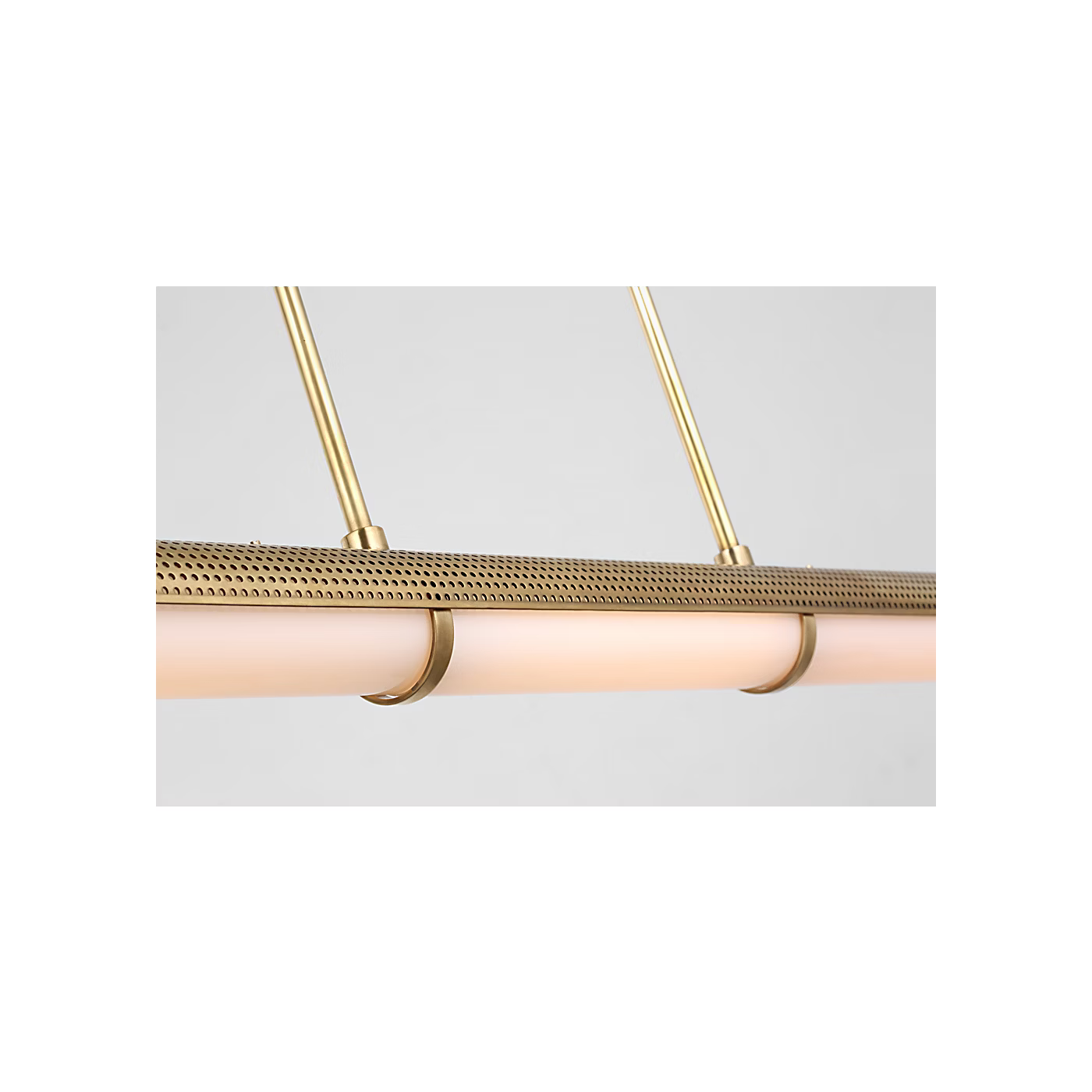 Precision Large Linear Chandelier