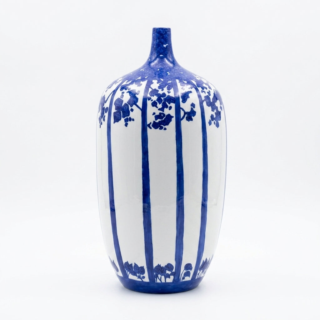 Prussian Forest Vase high with Collar