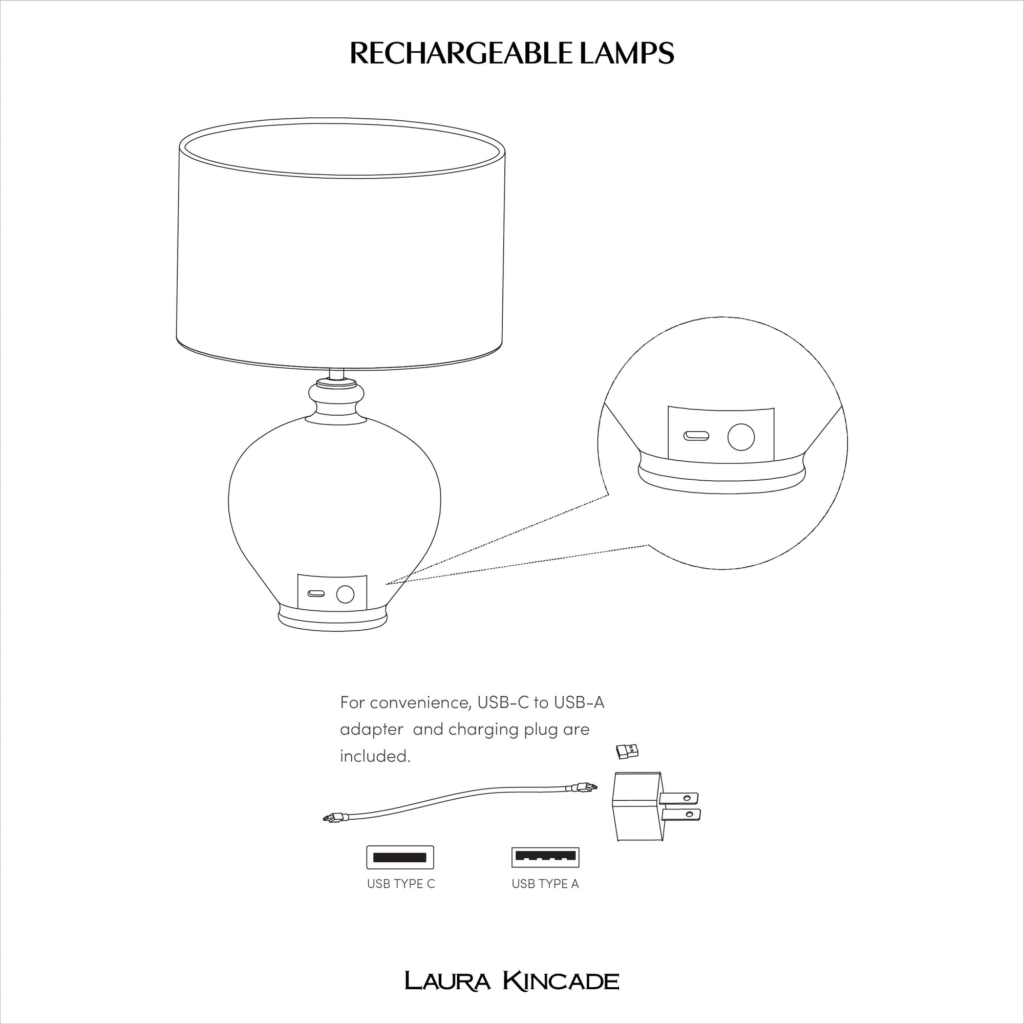 Adria 16&quot; Cordless Table Lamp