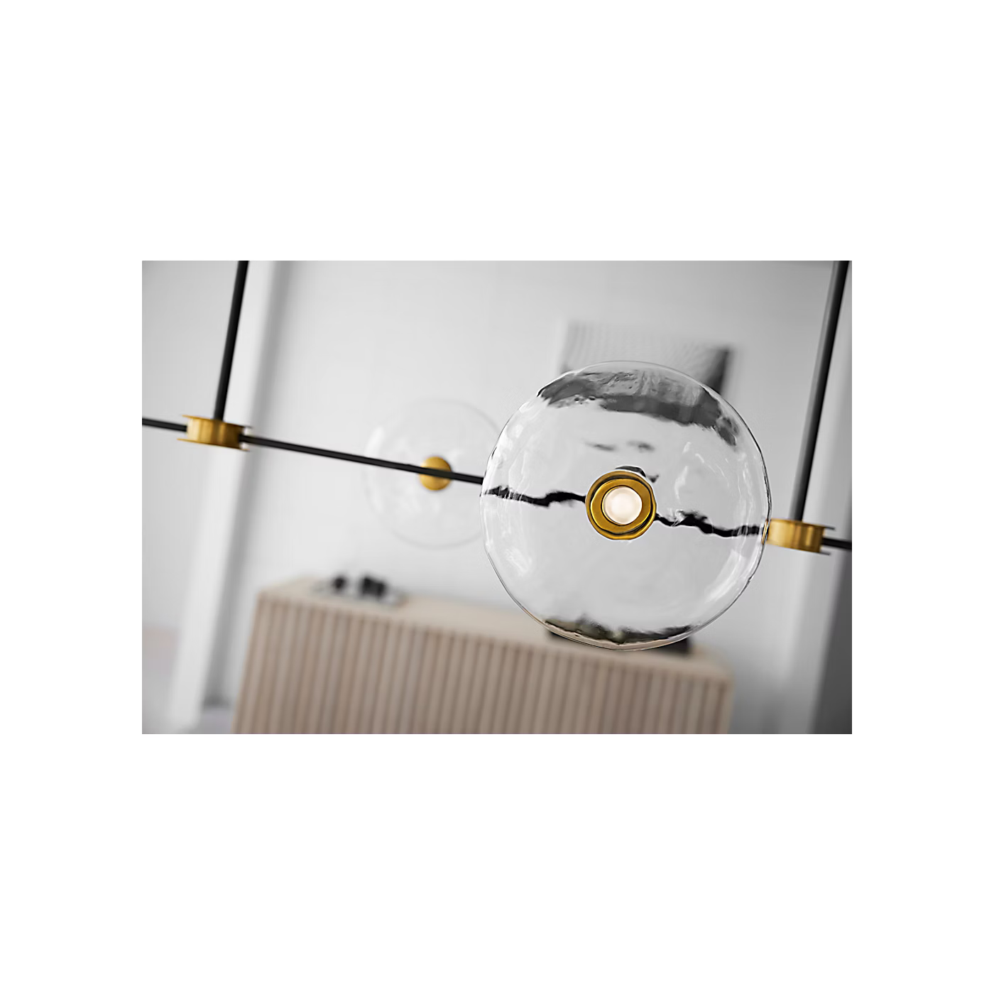 Calvino Large Linear Chandelier