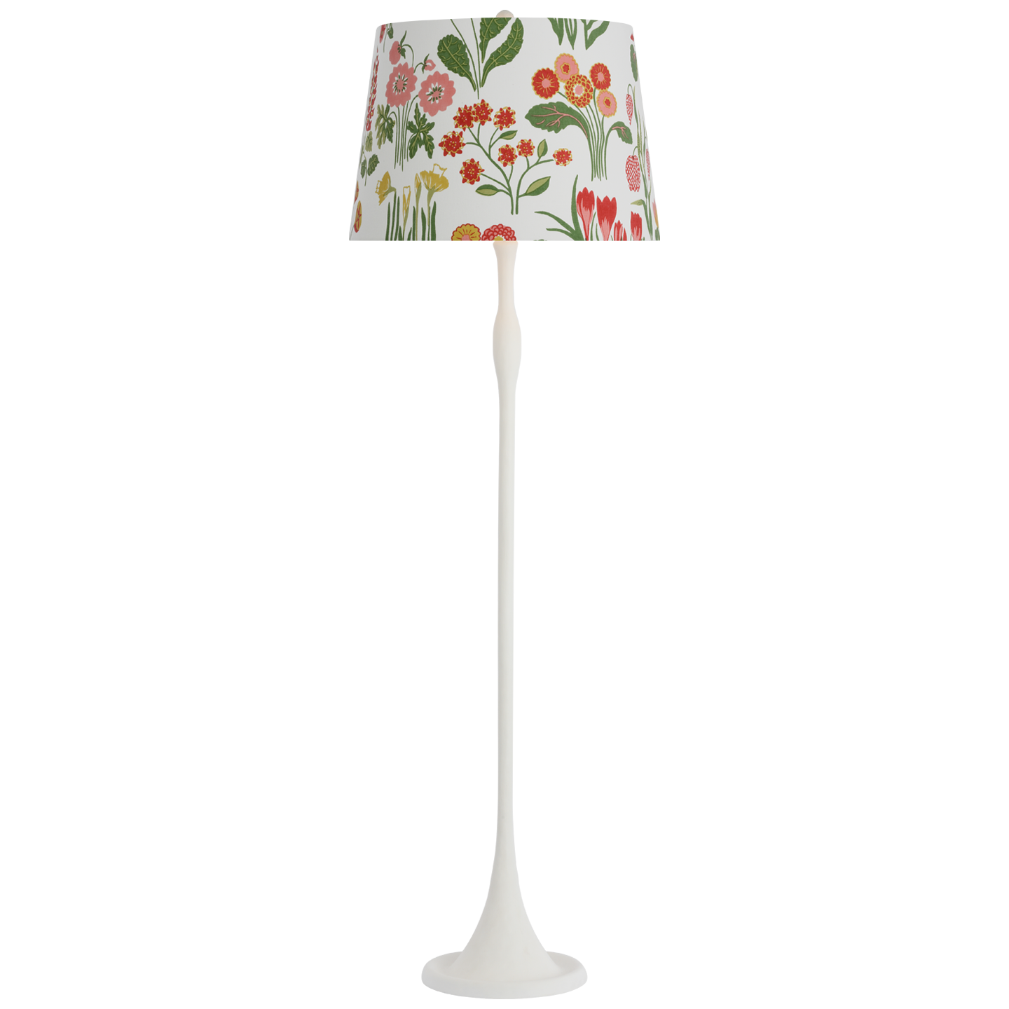 Romero Medium Floor Lamp in Plaster White by Schumacher