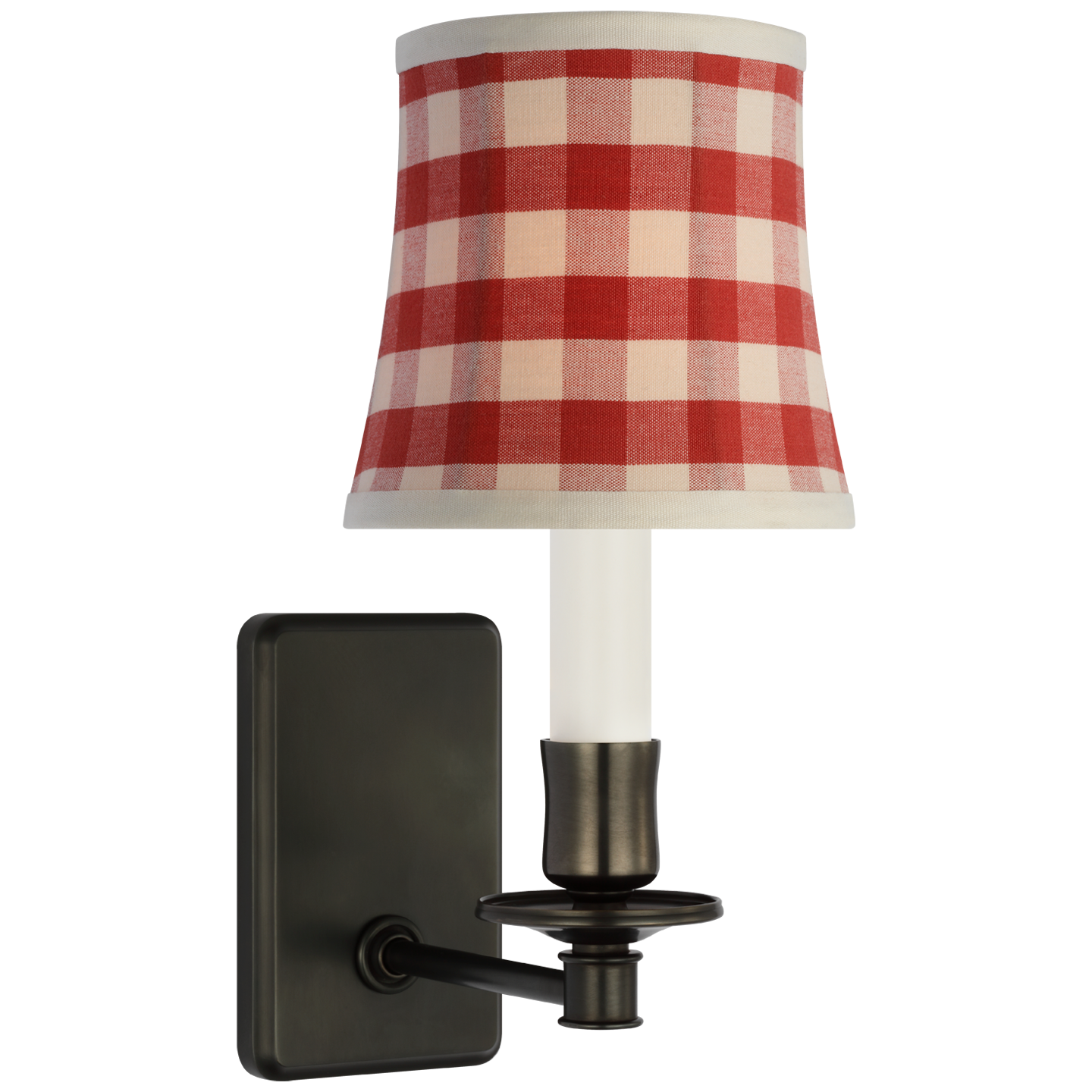 Tara Small Sconce by Schumacher in Bronze