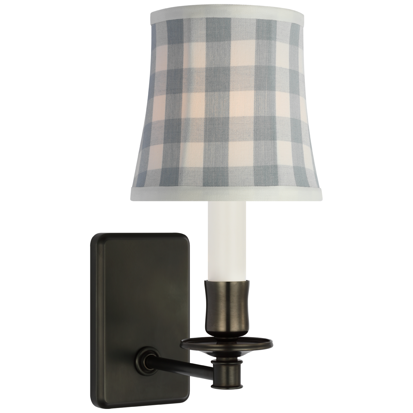 Tara Small Sconce by Schumacher in Bronze