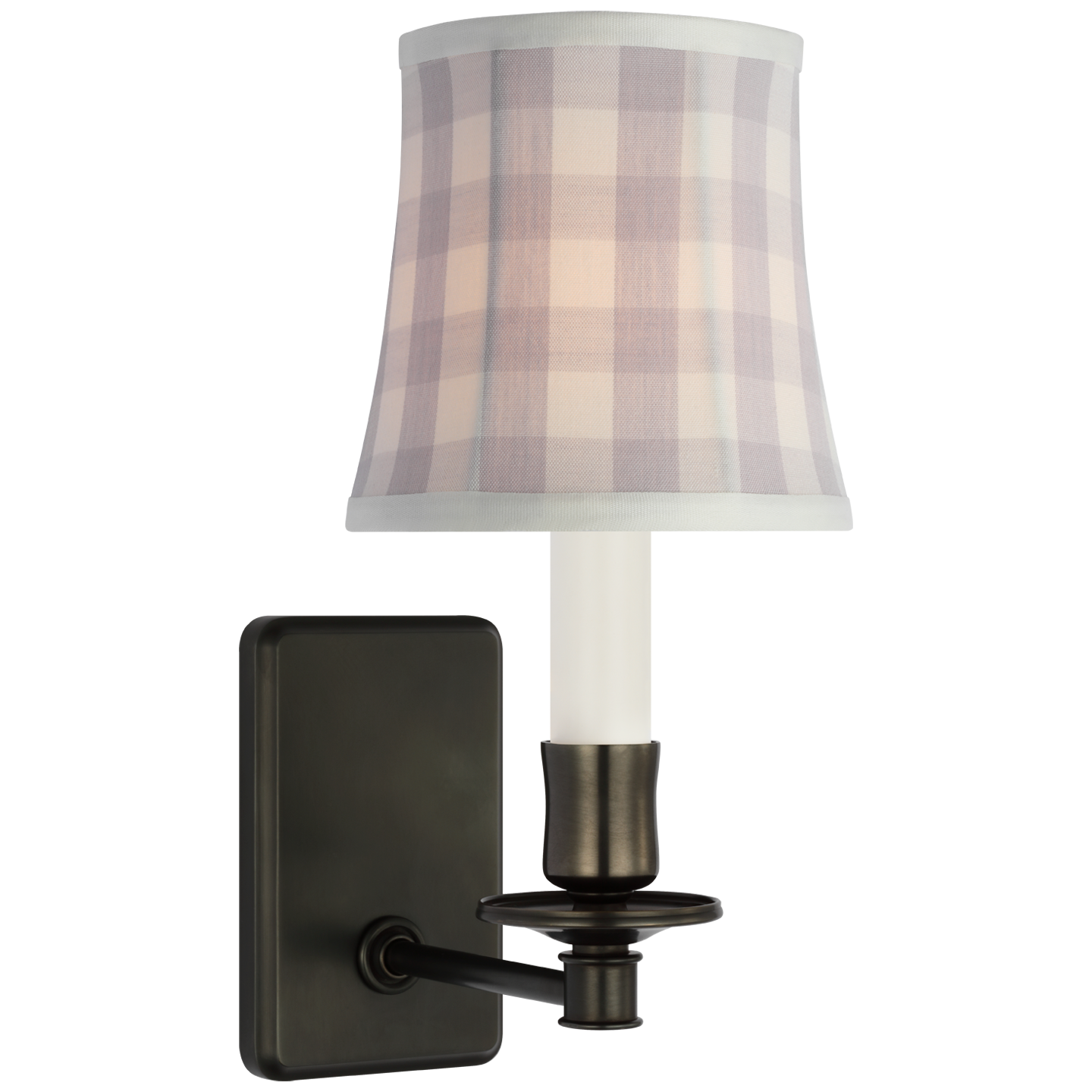 Tara Small Sconce by Schumacher in Bronze