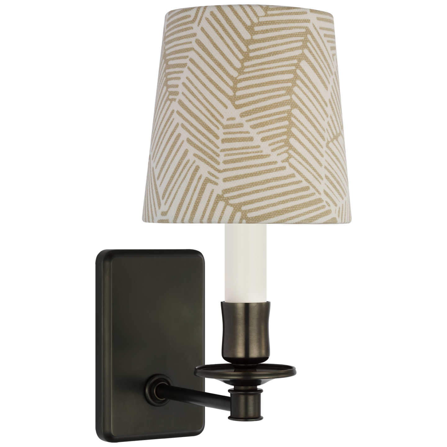 Tara Small Sconce by Schumacher in Bronze
