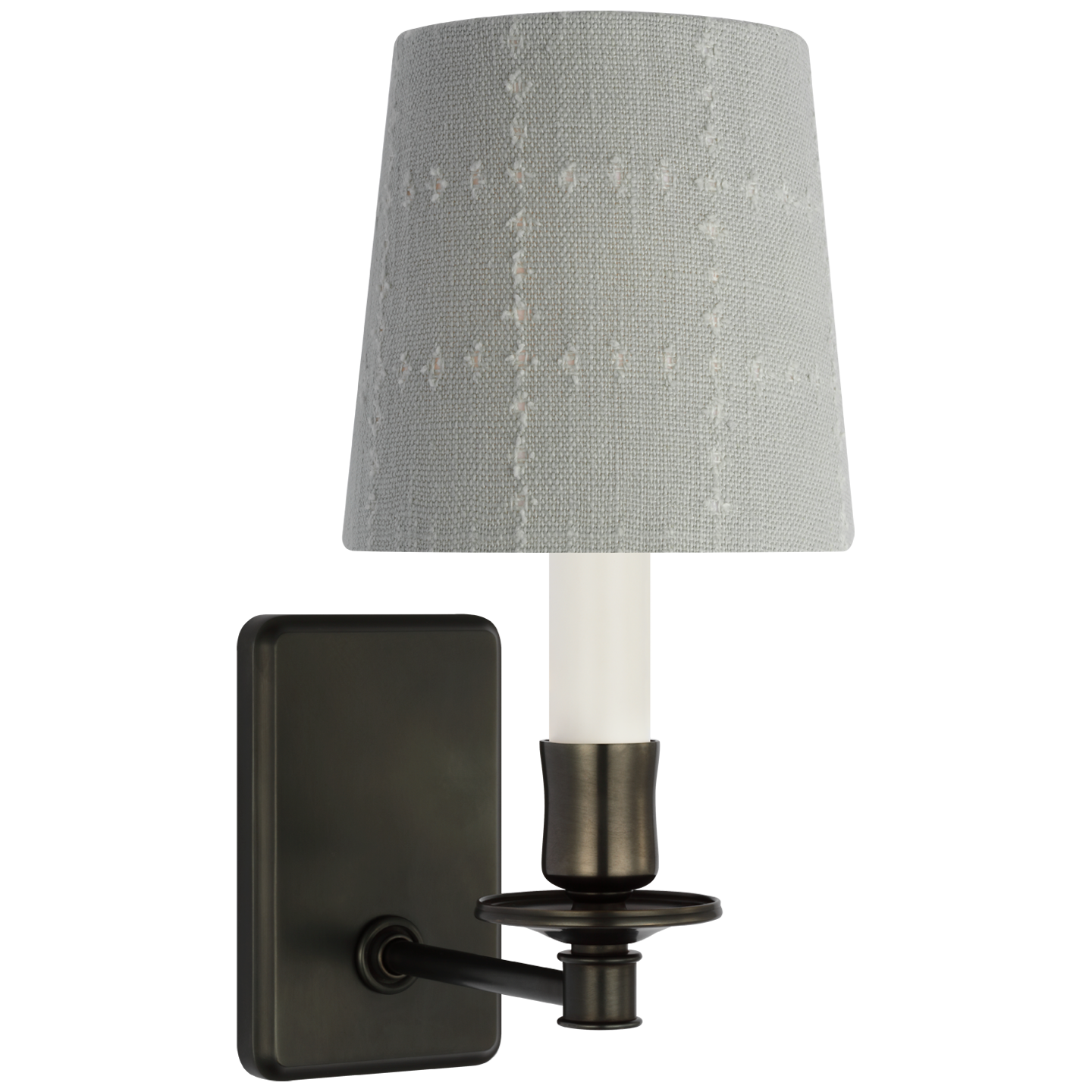 Tara Small Sconce by Schumacher in Bronze