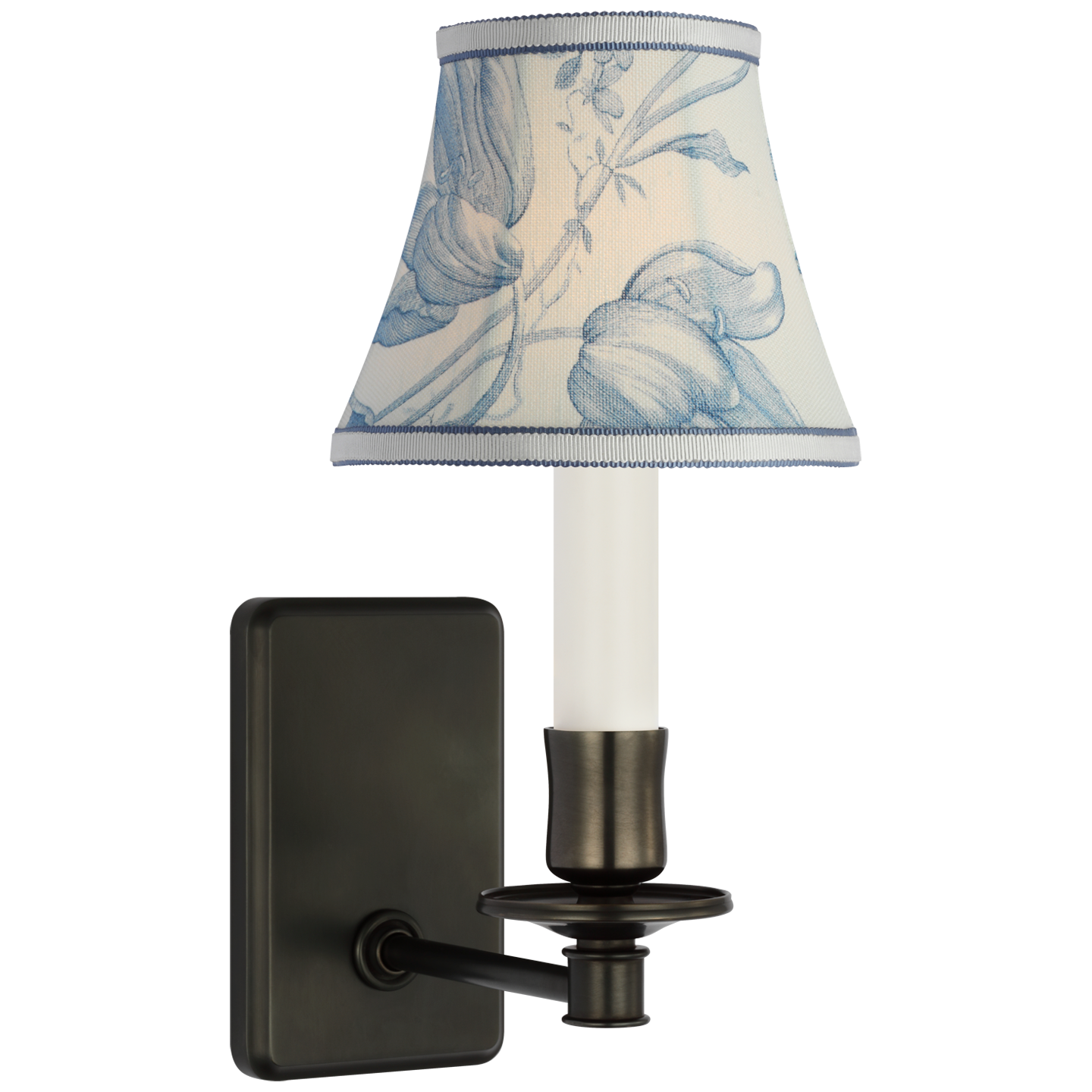 Tara Small Sconce by Schumacher in Bronze