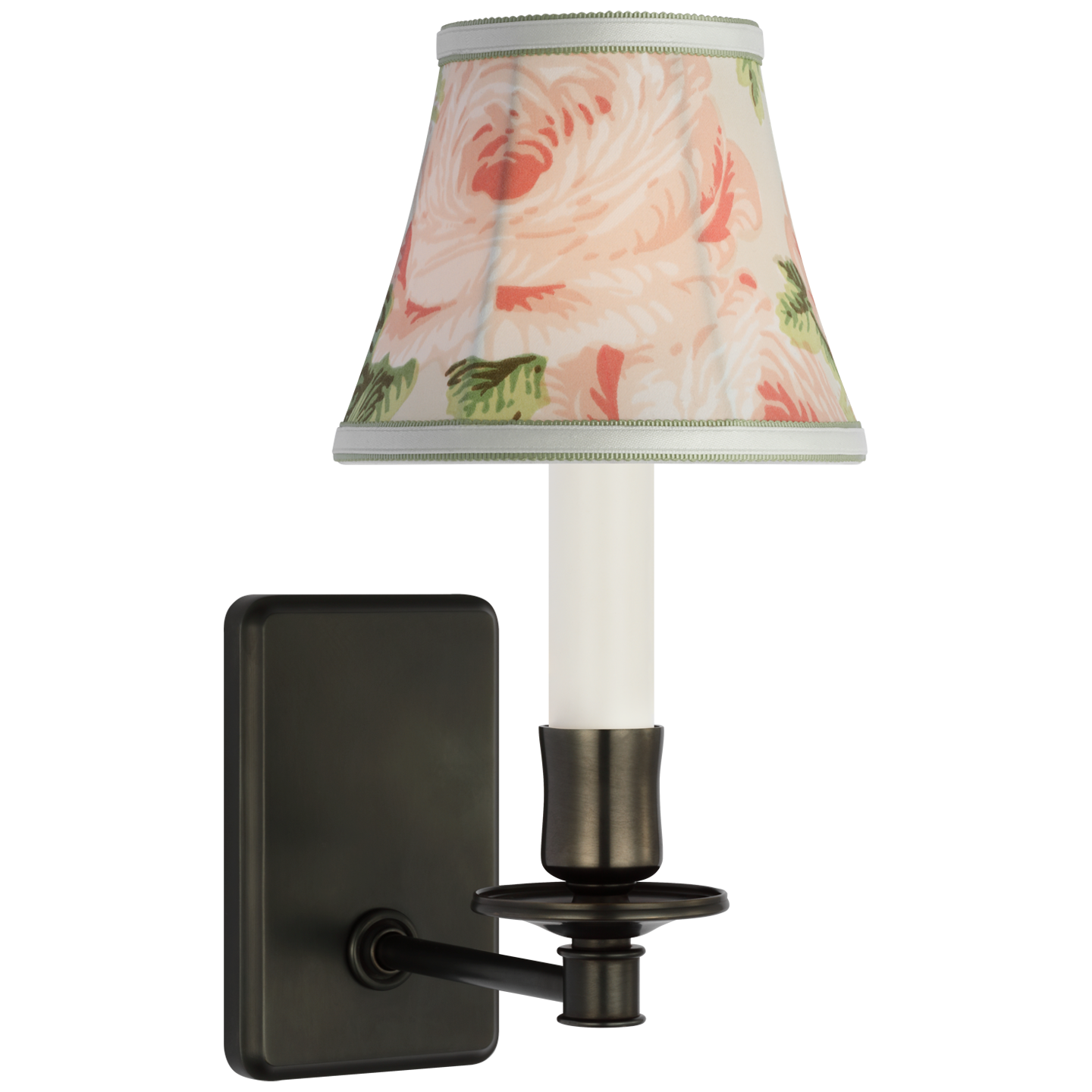 Tara Small Sconce by Schumacher in Bronze